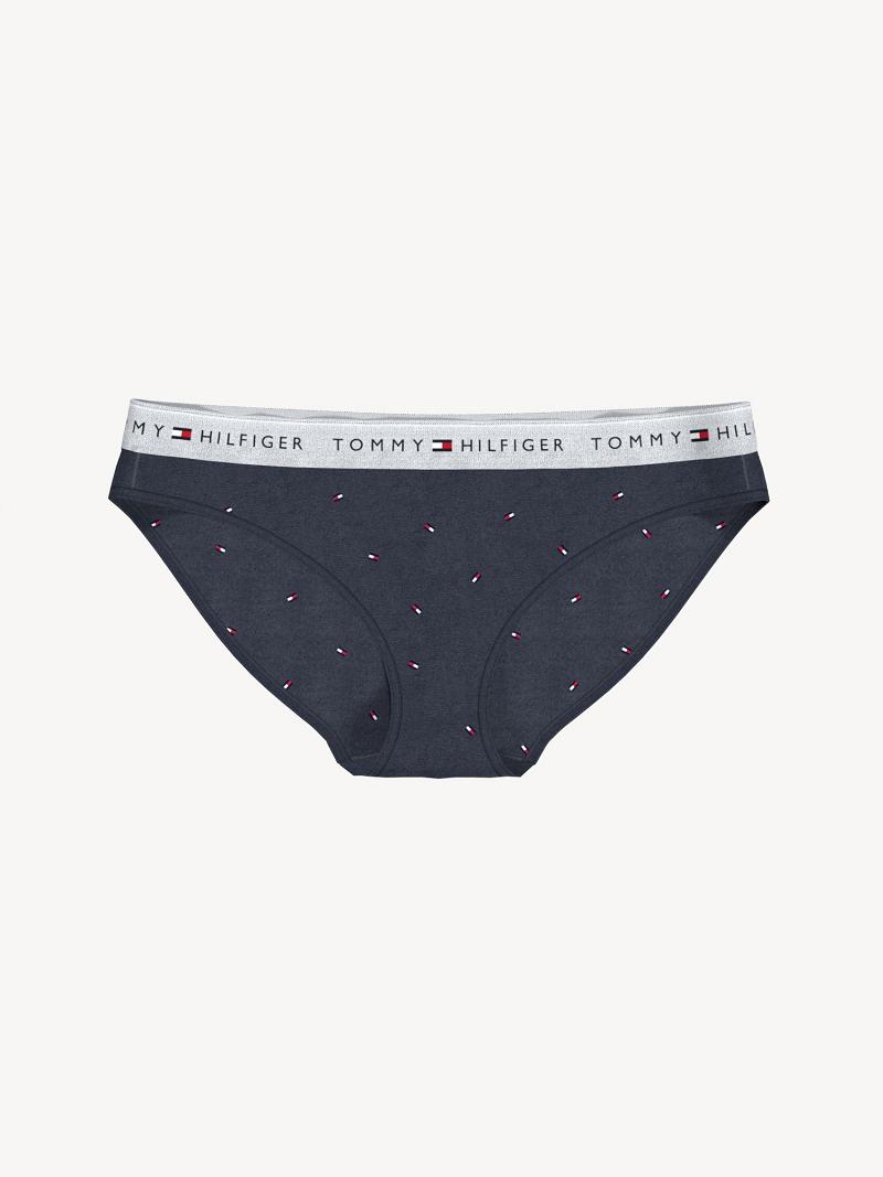 Női Tommy Hilfiger Essential Flag Logo Brief Bikinis Fekete | HU 541KOR